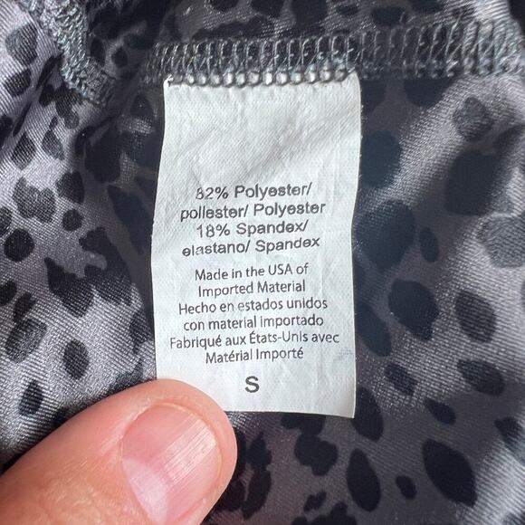 Beyond Yoga Leggings Lux High Waisted Gray Animal Leopard Print Sz S - Picture 10 of 12